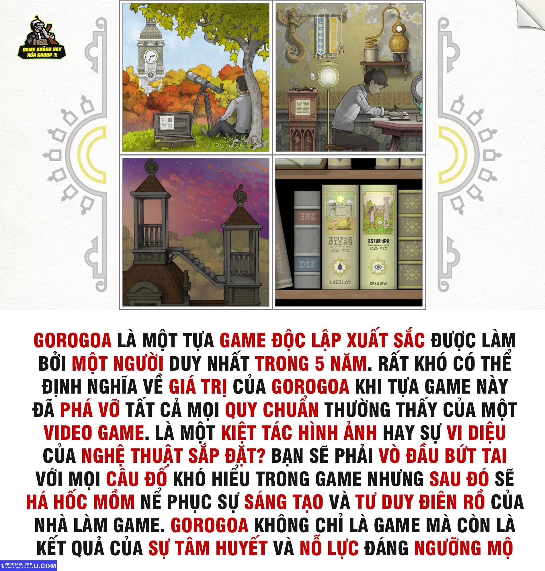 Game Gorogoa