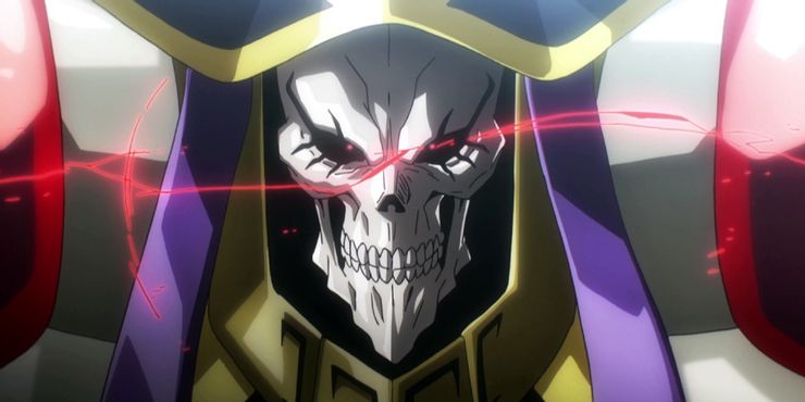 nhân vật  Ainz Ooal Gown trong anime overlord