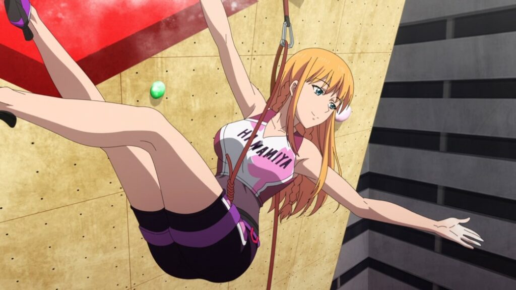 nhân vật Sayo trong anime Iwa-Kakeru!: Sport Climbing Girls