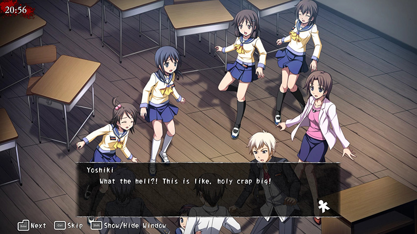 đồ họa trong game Corpse Party 2021