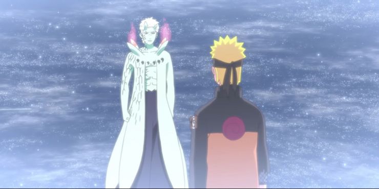 Naruto nói chuyện với Obito