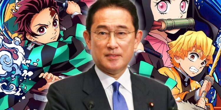 thủ tướng Fumio Kishida là fan của demon slayer