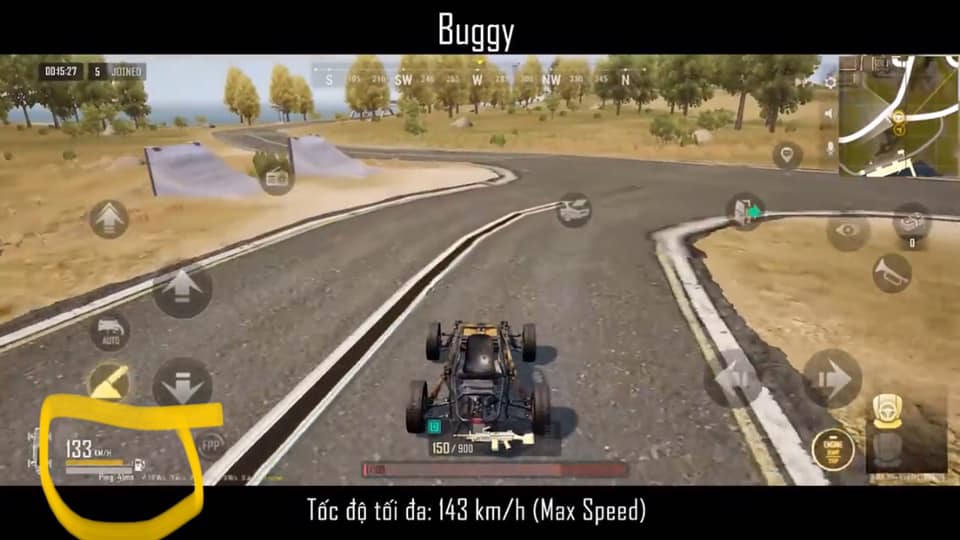 Xe buggy trong pubg new state