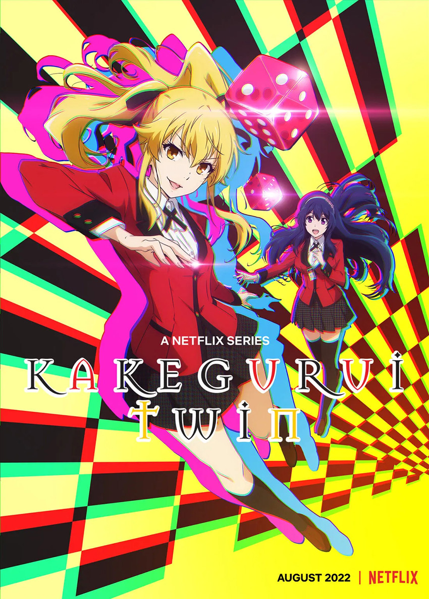hình ảnh chính thức của spin-off Kakegurui Twin