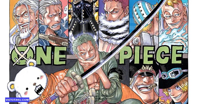hình ảnh các nhân vật đại diện cho anime One Piece