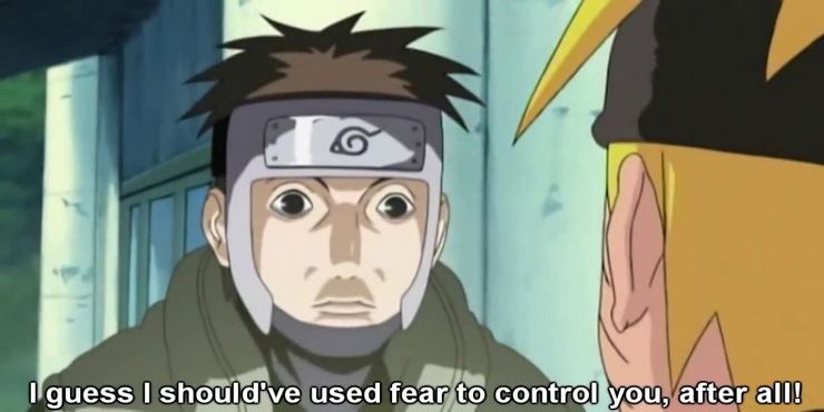 Yamato hù dọa Naruto