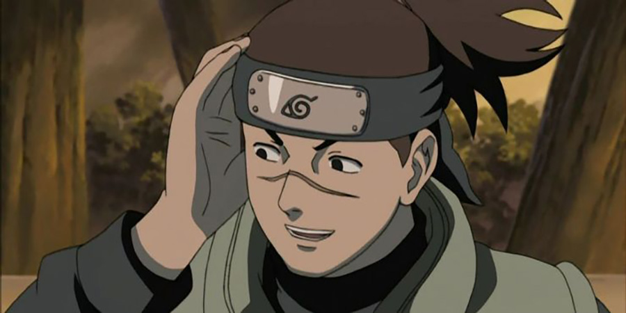 Nhân vật Umino Iruka trong anime Naruto