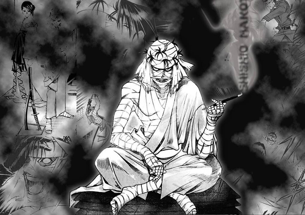 nhân vật Makoto Shishio trong manga Rurouni Kenshin