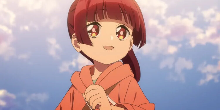 nhân vật Yaeka Sakuragi trong anime hướng dẫn giữ trẻ của yakuza