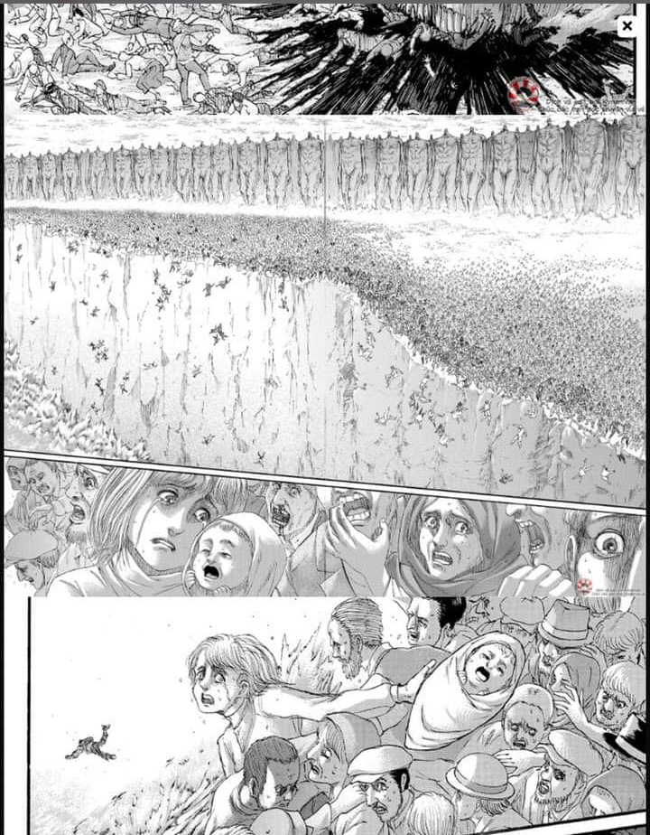 art trong manga attack on titan 