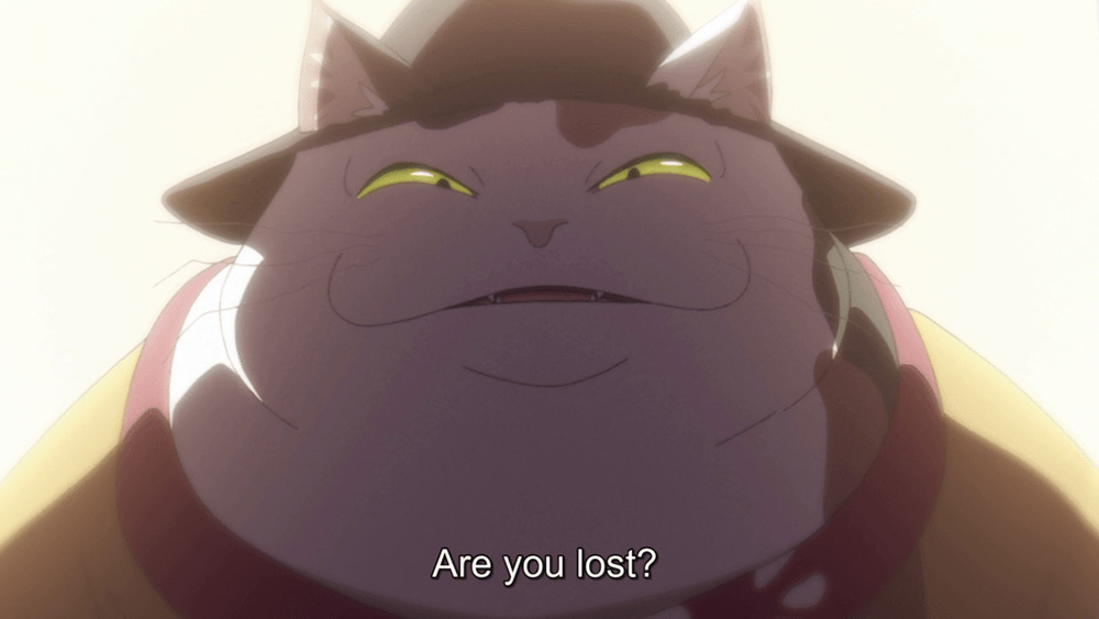 mèo phản diện trong anime Khi muốn khóc, tôi đeo mặt nạ mèo
