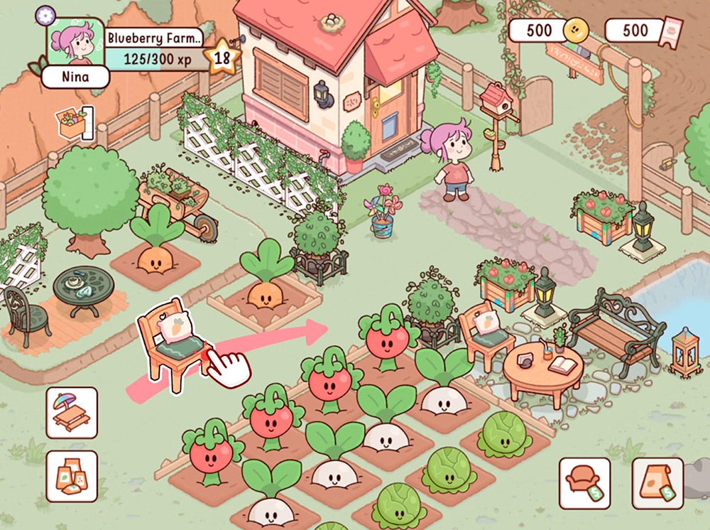 gameplay trong trò chơi My Dear Farm