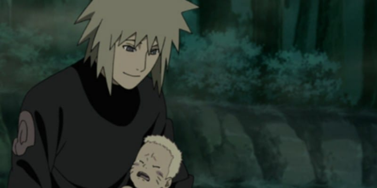 Minato và Naruto lúc nhỏ
