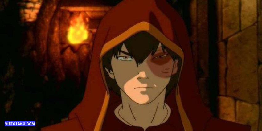nhân vật zuko trong anime Avatar: The Last Airbender 