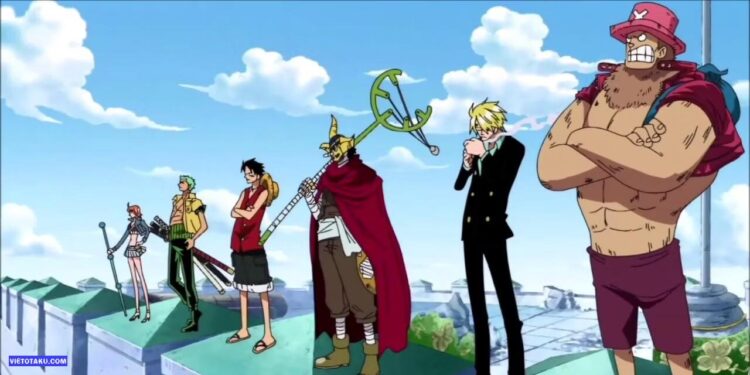 The Straw Hat Pirates and CP9